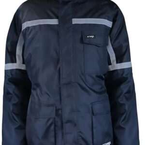 Parka Activex Azul/Negro Forro Franela