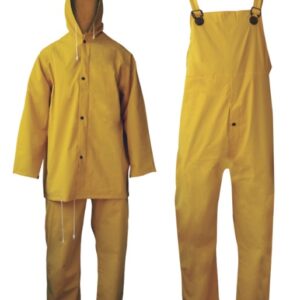 Traje de agua impermeable jardinera/chaqueta Búfalo Amarillo