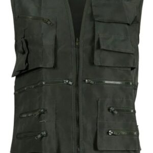 Chaleco Geólogo Poplin C/Reflectante Verde
