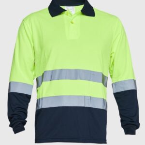 Polera Pique Alta Visibilidad Manga larga