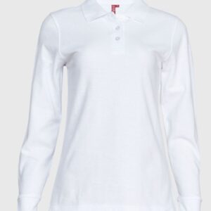 Polera Pique 80/20 Manga Larga Mujer
