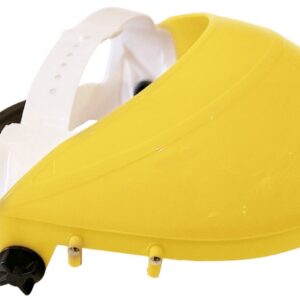 Casquete ABS Porta Visor Amarillo