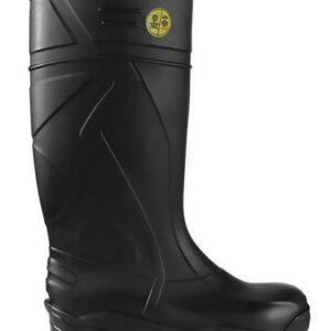 Bota V-Flex 942 PVC con puntera de acero Negra