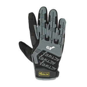 Guante Activex Mecánico X9 Gris-Negro