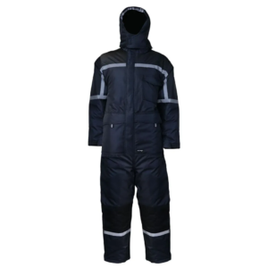 Buzo Activex Azul/Negro Forro Franela